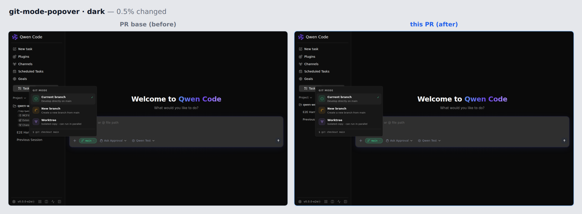 git-mode-popover-dark before/after